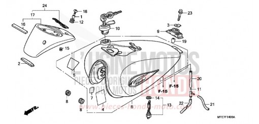 FUEL TANK VT750C2BA de 2010